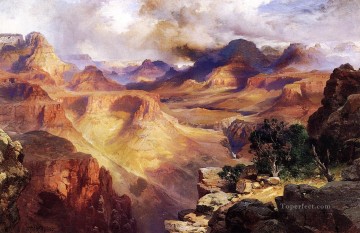 Grand Canyon3 Rocky Mountains School Thomas Moran Oil Paintings